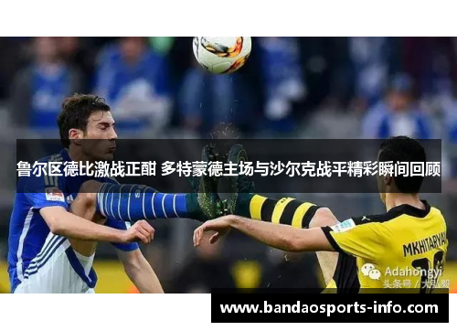 鲁尔区德比激战正酣 多特蒙德主场与沙尔克战平精彩瞬间回顾